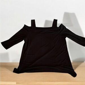 Chic Black Off-Shoulder Top